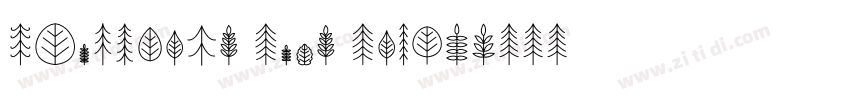 Bushcraft Font Famil字体转换
